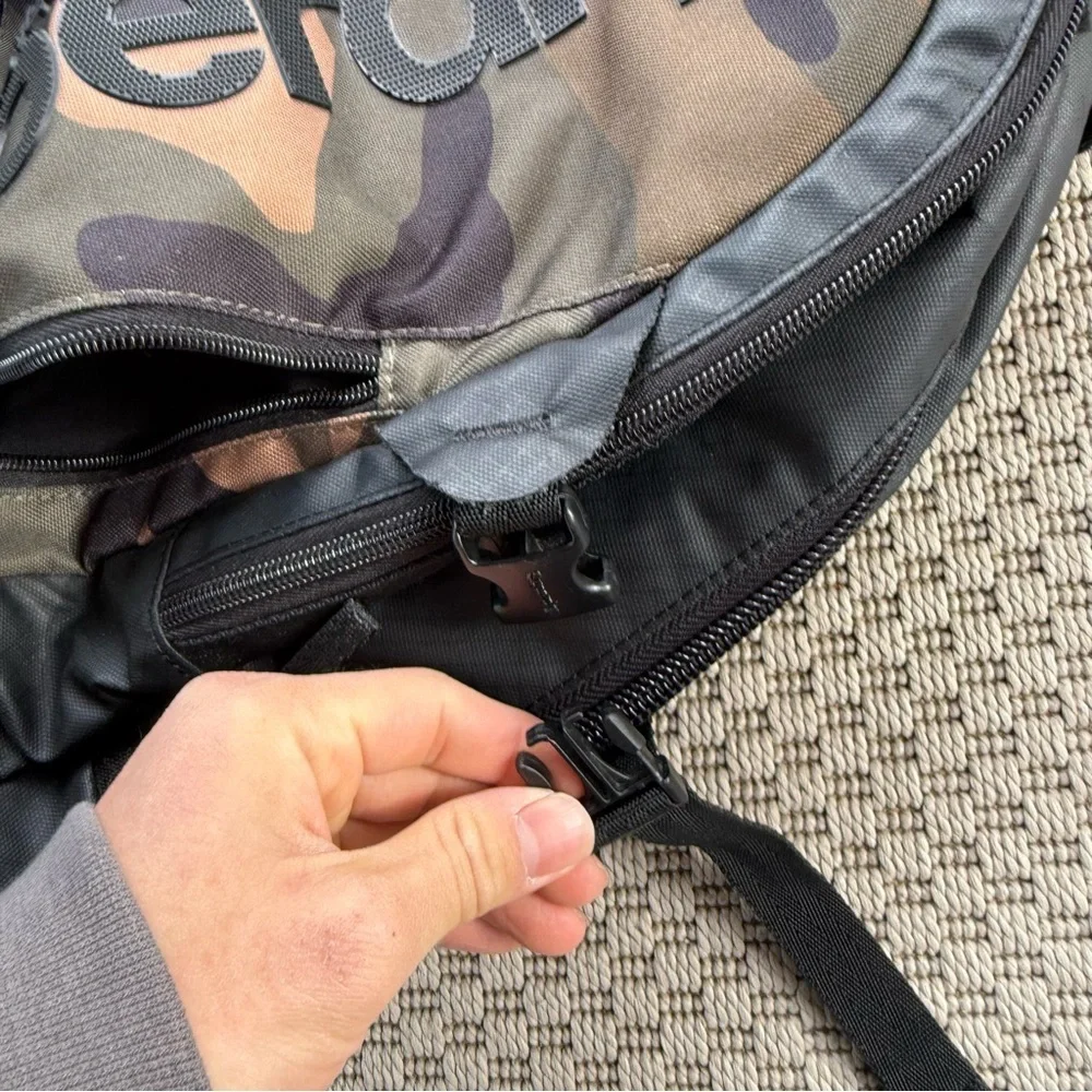 Superdry green camo backpack